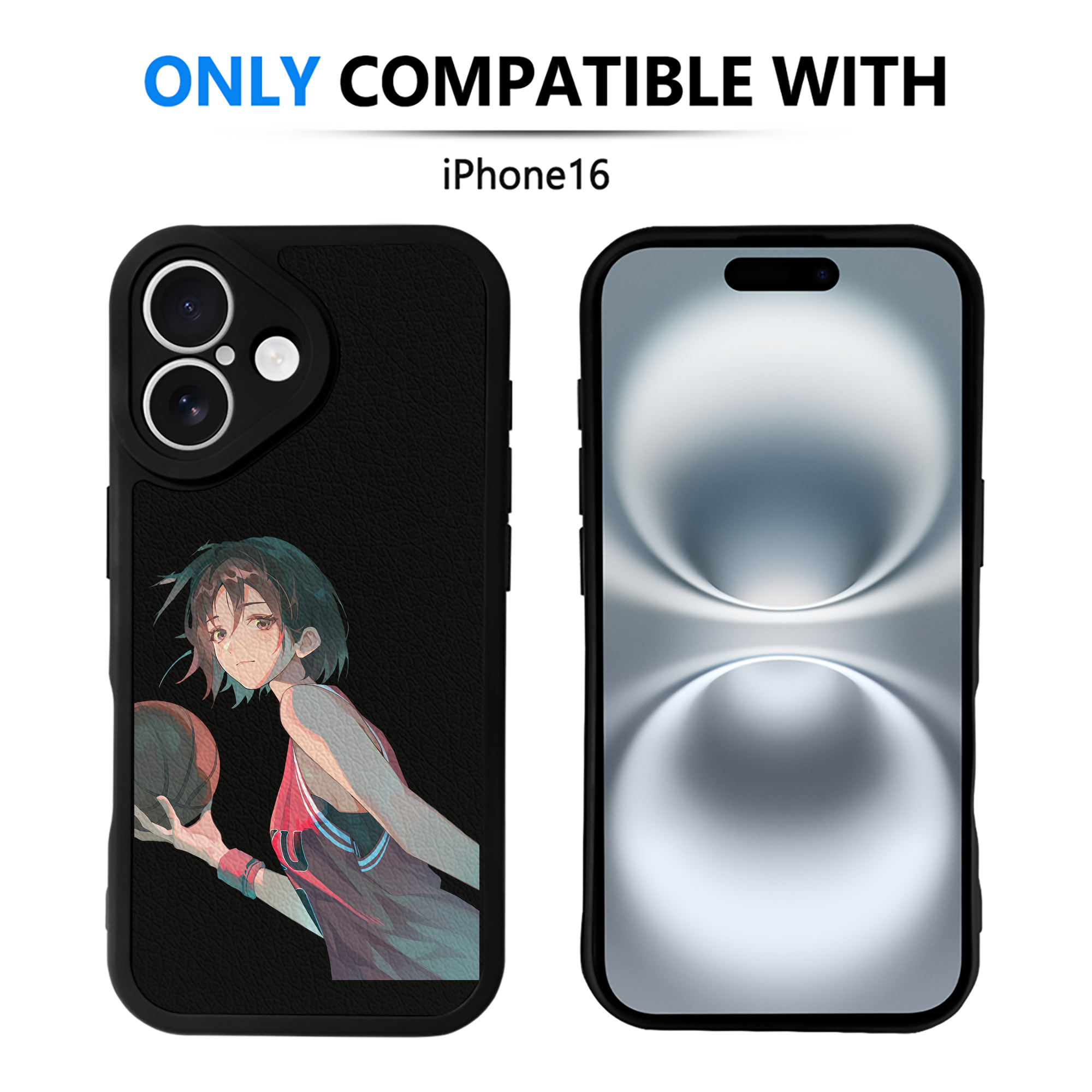 （画像用） SLAM DUNK／スラムダンク 【iPhone 16シリーズ対応】シリコンスマホケース（レザー調） 材質：シリコン